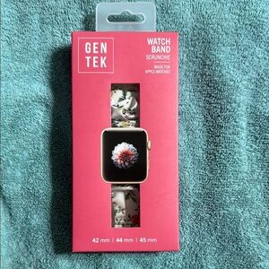 GenTek Floral Apple Watch Band Scrunchie